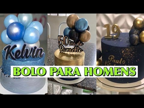 Bolo de Aniversário para Homens: Ideias Criativas e Elegantes